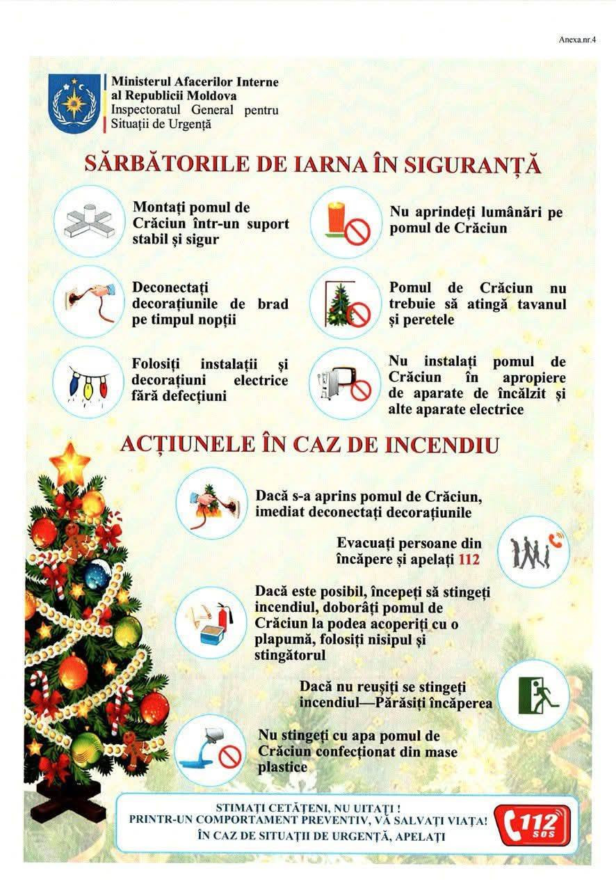 Sărbători de iarnă în siguranță!