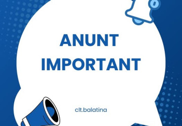 Anunț CLT Balatina